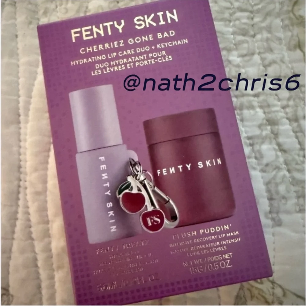 FENTY Skin Shimmer N Spice lip and body duo & Cherriez Gone Bad Lmt Ed. Sets New